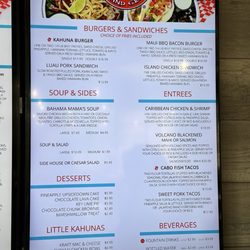 Rumbi Island Grill - Menu