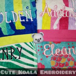 Cute Koala Embroidery