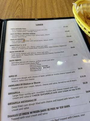Menu photo 1 La Estrella Fort Bragg, CA