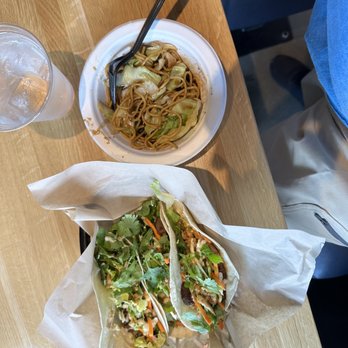 Zao Asian Cafe - Steak Tacos side noodles - Asian Fusion Near Me - Farmington, Utah