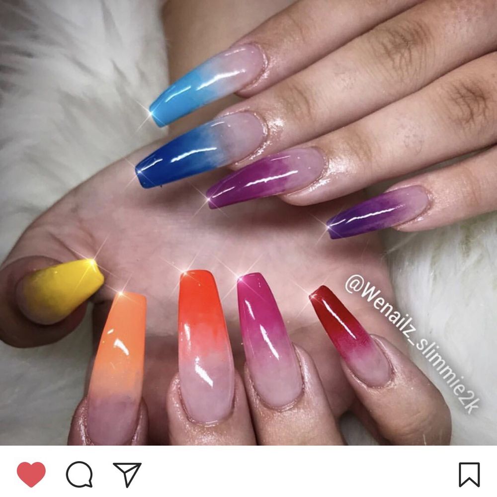 We Nails - my nails as posted on their Instagram! - Waxing Near Me - Northridge, California We Nails - my nails as posted on their Instagram! - Waxing Near Me - Northridge, California