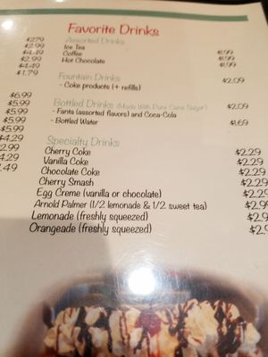 Menu photo 4 Park Road Soda Shoppe Charlotte, NC Menu photo 4 Park Road Soda Shoppe Charlotte, NC