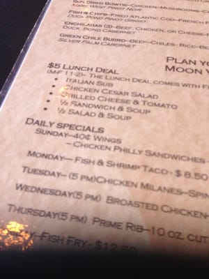 Menu photo 5 Moon Valley Grill and Patio Phoenix, AZ Menu photo 5 Moon Valley Grill and Patio Phoenix, AZ
