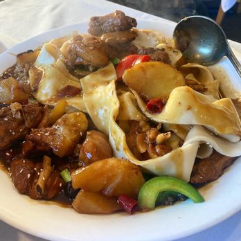 Shaanxi Gourmet - Sautéed spicy chicken with hand pulled noodles - Chinese Near Me - Natick, Massachusetts