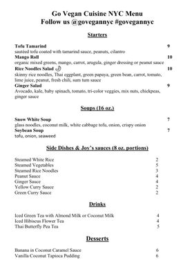 Menu photo 2 Go Vegan Cuisine New York, NY