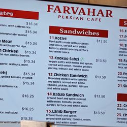 Farvahar Persian Cafe