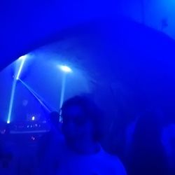 Emporium Galorium - Photo de la cave avec ambiance techno (pendant qu'à l'étage, les musiques étaient plutôt pop / latino variété)