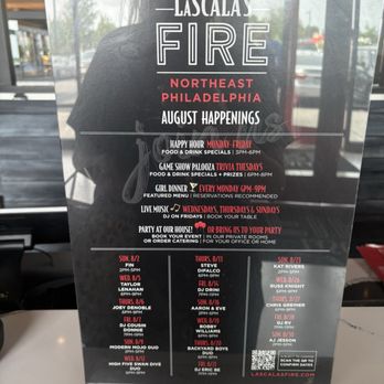 Lascala’s Fire - Entertainment schedule - Italian Near Me - Philadelphia, Pennsylvania Lascala’s Fire - Entertainment schedule - Italian Near Me - Philadelphia, Pennsylvania