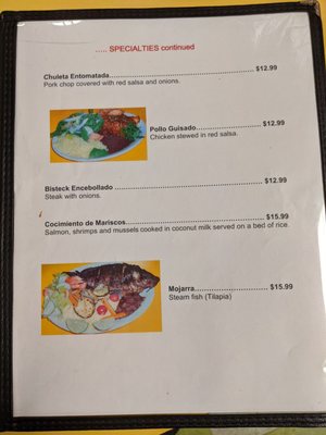 Menu photo 7 El Caracol Café Vancouver, BC Menu photo 7 El Caracol Café Vancouver, BC