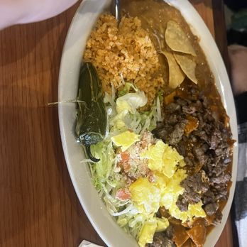 Lucy's Diner - Chilaquiles with Carne Asada - American Near Me - Fontana, California