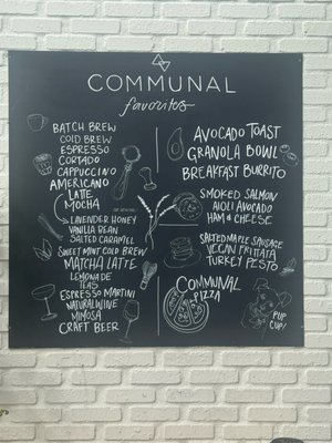 Menu photo 3 Communal San Diego, CA