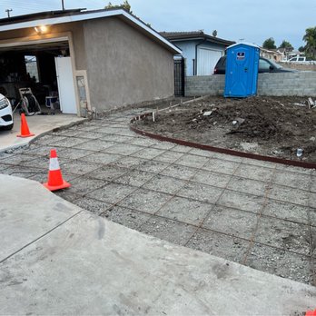 GJ & M Landscaping INC - Added driveway and kept curved shape of driveway as requested - Landscaping Near Me - Fullerton, California