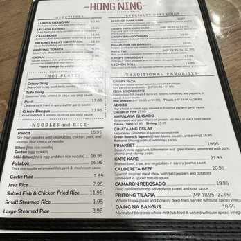 Hong Ning Restaurant - Filipino Near Me - Carol Stream, Illinois Hong Ning Restaurant - Filipino Near Me - Carol Stream, Illinois