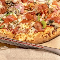 Papa Johns Pizza - I used to like #PaPaJohn's on late nights with Amazon Prime. Not awful, just  ¯\_(ツ)_/¯ not much sauce at all to #TheWorks