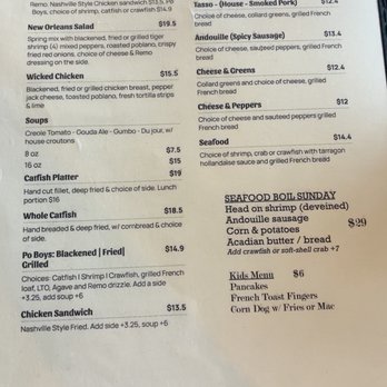 Acadian Grille Scratch Kitchen - Sunday Brunch Menu - Cajun/Creole Near Me - Omaha, Nebraska Acadian Grille Scratch Kitchen - Sunday Brunch Menu - Cajun/Creole Near Me - Omaha, Nebraska