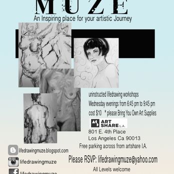 Lifedrawing Muze - Art Classes Near Me - Los Angeles, California Lifedrawing Muze - Art Classes Near Me - Los Angeles, California