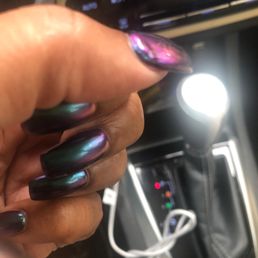 My acrylic is lumpy at the top My acrylic is lumpy at the top