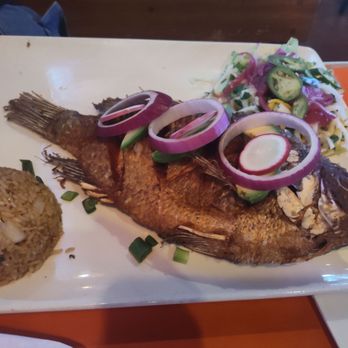 Vida Mariscos - The only edible dish we ordered - Seafood Near Me - Houston, Texas