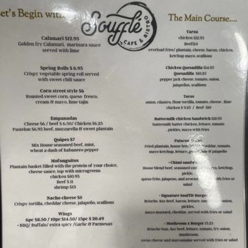 Soufflé Cafe & Bistro - Menu - Cafes Near Me - Cibolo, Texas Soufflé Cafe & Bistro - Menu - Cafes Near Me - Cibolo, Texas