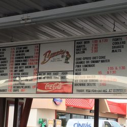 B & K Root Beer Stand - Menu