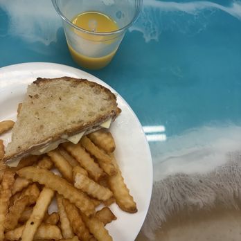 Phil’er Up - Grilled cheese on sourdough with fries and an orange juice - Breakfast & Brunch Near Me - Milford, Connecticut