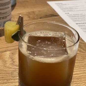High Bank Distillery - Patio Crusher (recommended by server Ian) - it's dangerously sweet, hiding the alcohol! - New American Near Me - Columbus, Ohio High Bank Distillery - Patio Crusher (recommended by server Ian) - it's dangerously sweet, hiding the alcohol! - New American Near Me - Columbus, Ohio