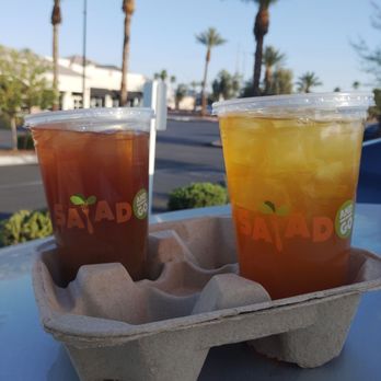 Salad and Go - Mango Green Tea and Cucumber Mint Arnold Palmer - Salad Near Me - Las Vegas, Nevada Salad and Go - Mango Green Tea and Cucumber Mint Arnold Palmer - Salad Near Me - Las Vegas, Nevada