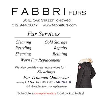 Fabbri Furs - Cleaning - Cold Storage - Restyling - Repairs - Women's Clothing Near Me - Chicago, Illinois