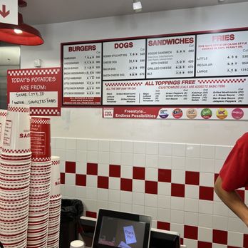 Five Guys - Menu - Burgers Near Me - Mountain View, California