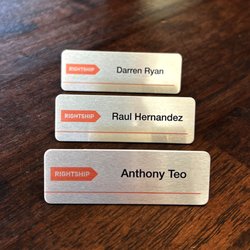 Print Cafe - Metal Name Badge with Magnetic Fastener