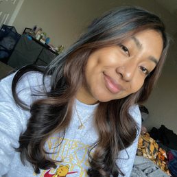 Chocolate color block hair :) Chocolate color block hair :)