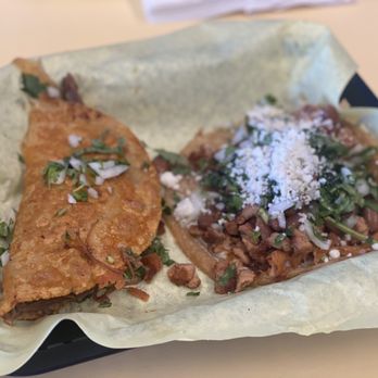 Chikiliquis Taco Stand - a plate of food - Tacos Near Me - Las Vegas, Nevada