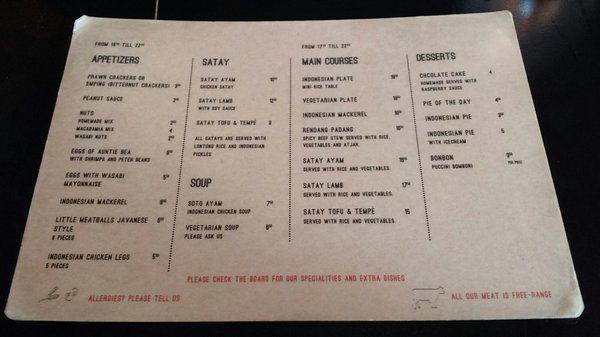 Menu photo 7 Café Kadijk Amsterdam, NH