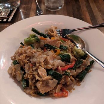 Daughter Thai Kitchen & Bar - Chicken Pad See Moa - definitely brought the heat! - Thai Near Me - Denver, Colorado
