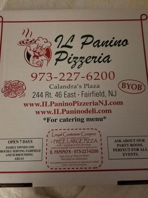 Menu photo 2 IL Panino Pizza Fairfield, NJ