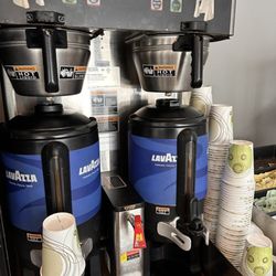 Monte Wolfe's Mountain Kitchen - Coffee thermos/dispenser.