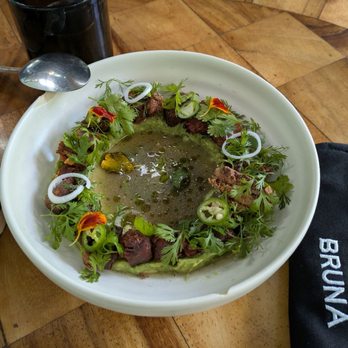 Bruna Restaurante - @endoedibles on Instagram 09/13/25 Rib Eye Chicharrón - Guacamole, Aguachile, Tortillas, Tatemada Sauce Marrow - Wine Bars Near Me - Guadalajara, JAL Bruna Restaurante - @endoedibles on Instagram 09/13/25 Rib Eye Chicharrón - Guacamole, Aguachile, Tortillas, Tatemada Sauce Marrow - Wine Bars Near Me - Guadalajara, JAL