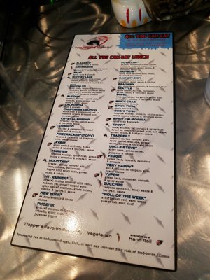 Menu photo 5 Trapper's Sushi Lacey, WA Menu photo 5 Trapper's Sushi Lacey, WA
