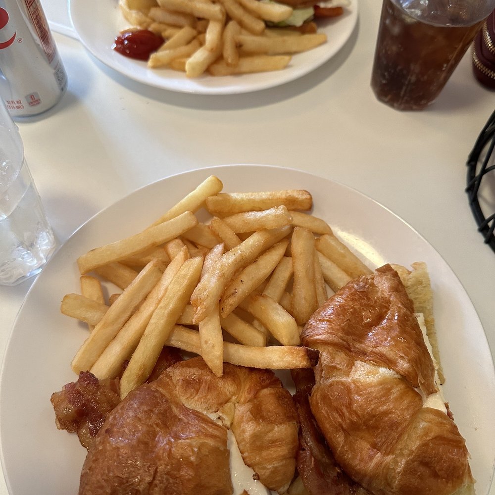 Cafe Paris - Two croissant sandwiches - Creperies Near Me - Metuchen, New Jersey