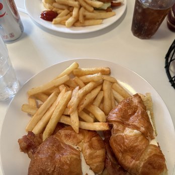 Cafe Paris - Two croissant sandwiches - Creperies Near Me - Metuchen, New Jersey Cafe Paris - Two croissant sandwiches - Creperies Near Me - Metuchen, New Jersey