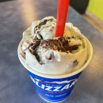 DQ / Orange Julius - Mint brownie chip blizzard! 10/10 - Ice Cream & Frozen Yogurt Near Me - San Diego, California
