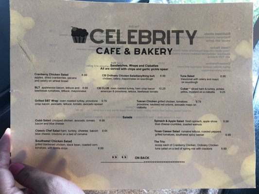 Menu photo 4 Celebrity Bakery & Cafe Waxahachie, TX Menu photo 4 Celebrity Bakery & Cafe Waxahachie, TX