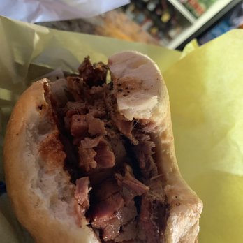 Backyard BBQ - Sliced Brisket Sandwich - Barbeque Near Me - Belton, Texas Backyard BBQ - Sliced Brisket Sandwich - Barbeque Near Me - Belton, Texas