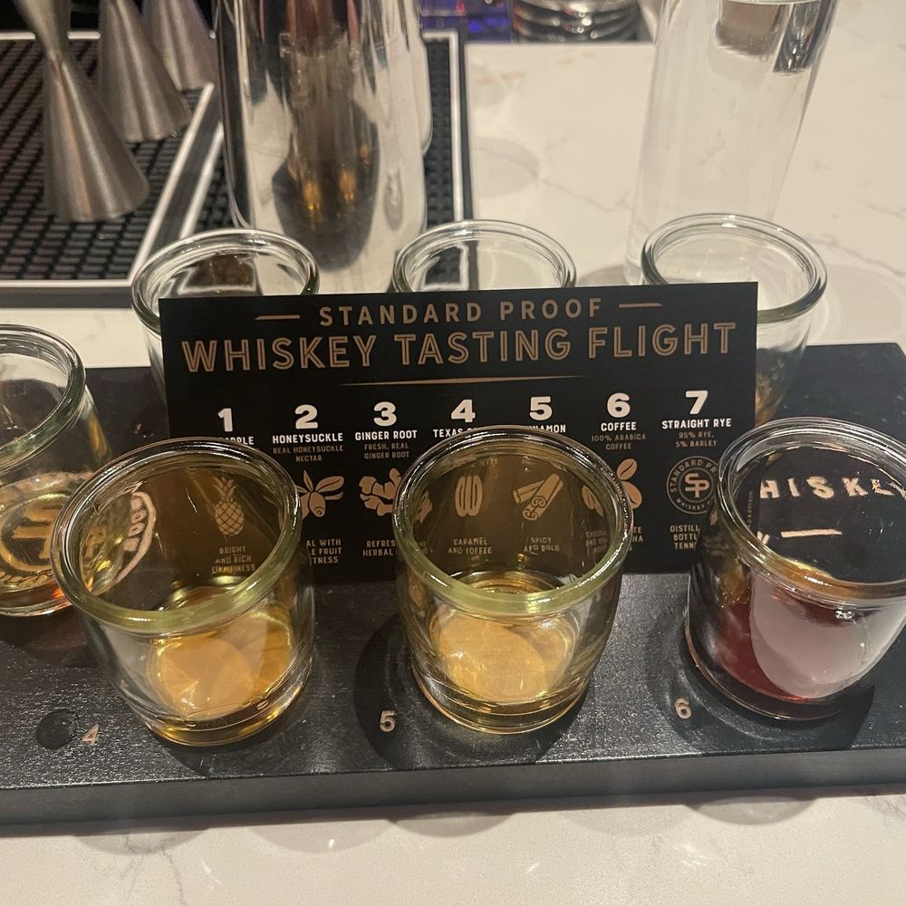 The Whiskey flight. The Whiskey flight.