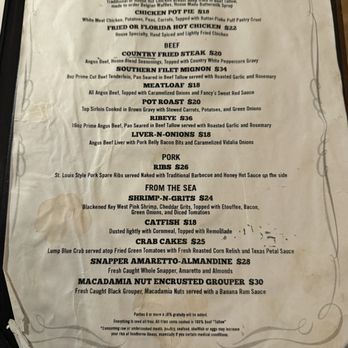 Fancy's Southern Cafe - Menu - Southern Near Me - Fort Myers, Florida Fancy's Southern Cafe - Menu - Southern Near Me - Fort Myers, Florida