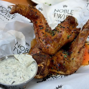 Noble Twist Taphouse - GOCHUJANG WINGS - Pizza Near Me - Saugatuck, Michigan