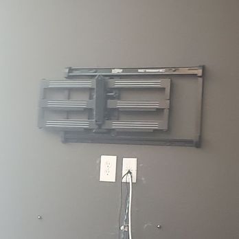 Bat City TV - Created new outlets to walls and pulled wires. - Home Theatre Installation Near Me - Austin, Texas