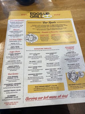 Menu photo 2 Eggs Up Grill Columbia, SC