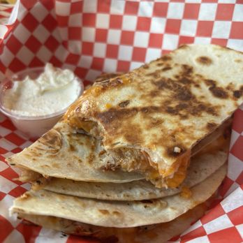 Sexton Feed Mill - pulled pork quesadillas - Axe Throwing Near Me - Glen Rose, Texas Sexton Feed Mill - pulled pork quesadillas - Axe Throwing Near Me - Glen Rose, Texas