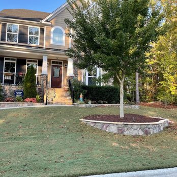 Cutting Edge Landscaping Services - Front hardscaping - Landscaping Near Me